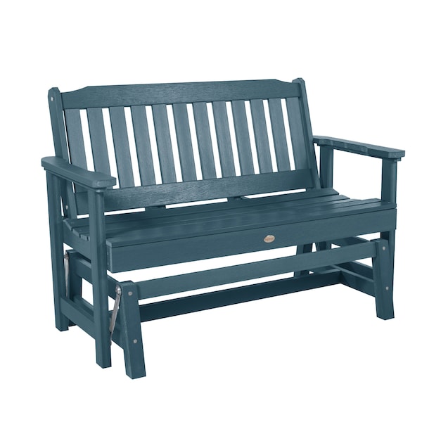 Highwood Usa 4ft Lehigh Gliding Bench Outdoor Furniture for Patio, Backyard, Garden AD-GLBENLH2-NBE - main